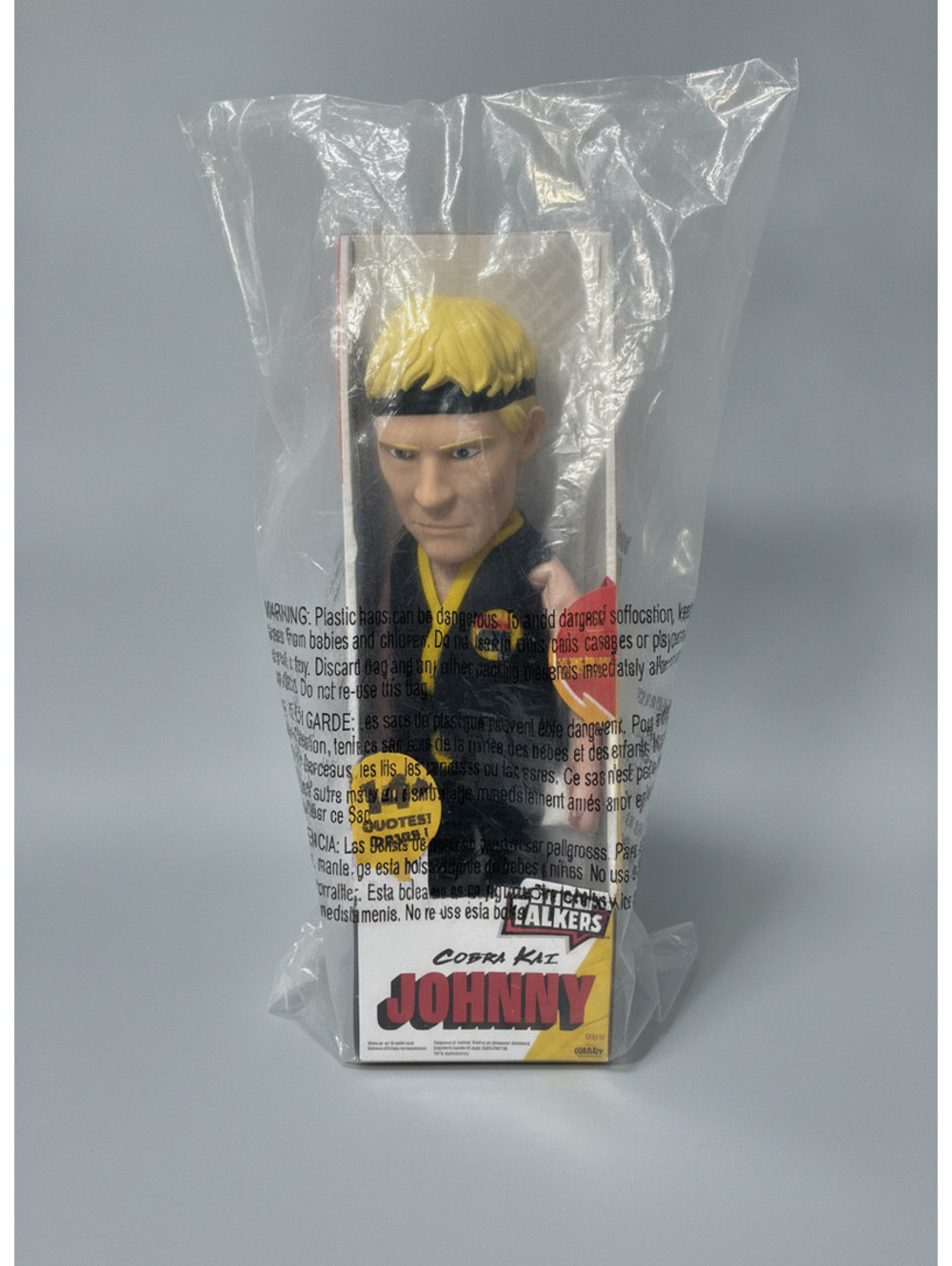 Cobra Kai Johnny Shelf Talkers Talking Figure -NEW